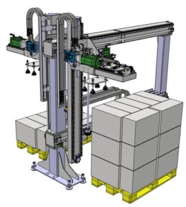Pallettizzatore doppio